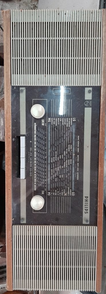 vintage philips radio, Audio, Tv en Foto, Radio's, Ophalen, Gebruikt, Radio