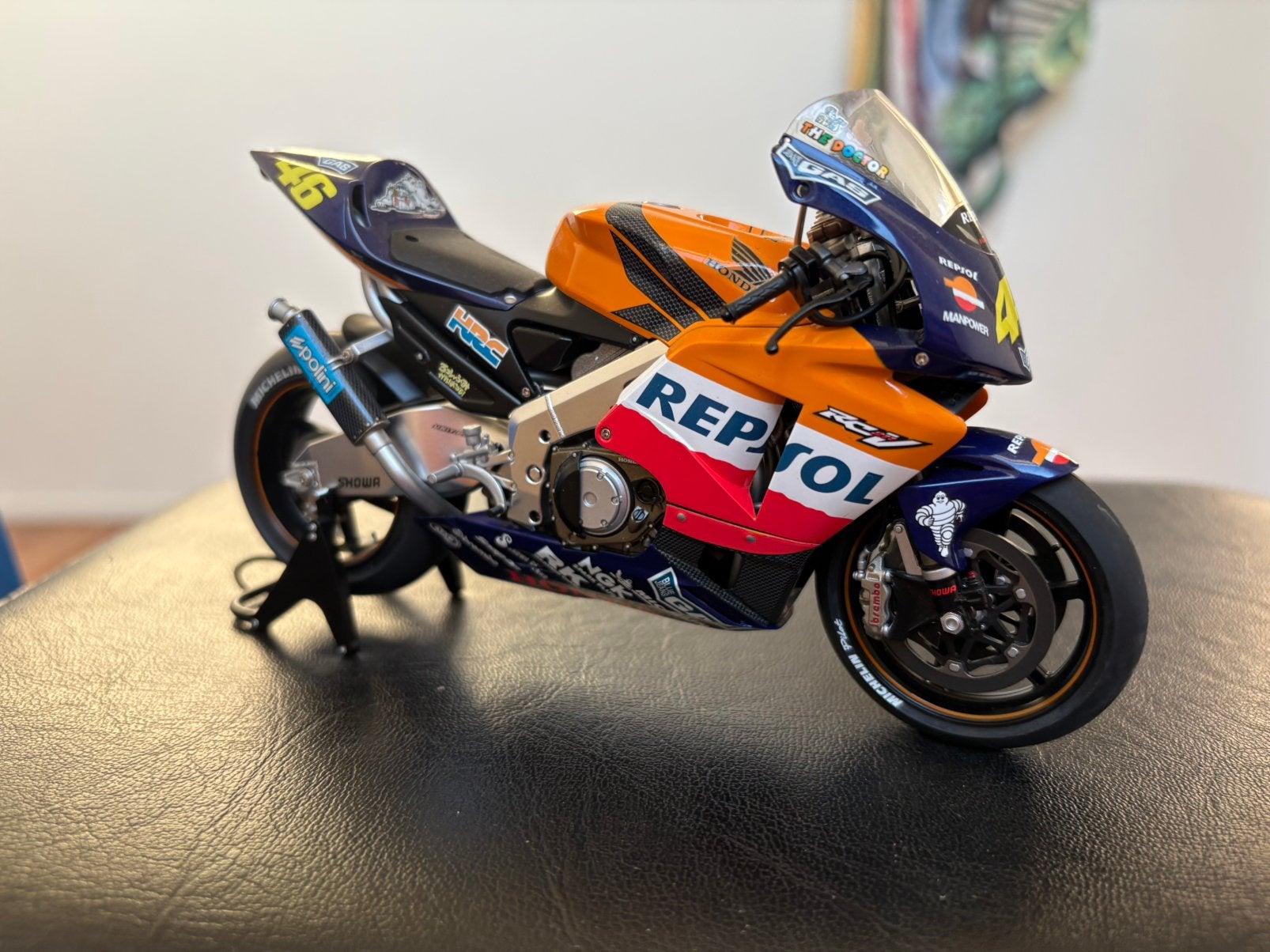 Rossi repsol honda 1/12 van tamiya masterwork collection, Hobby en Vrije tijd, Modelauto's | 1:5 tot 1:12, Ophalen of Verzenden