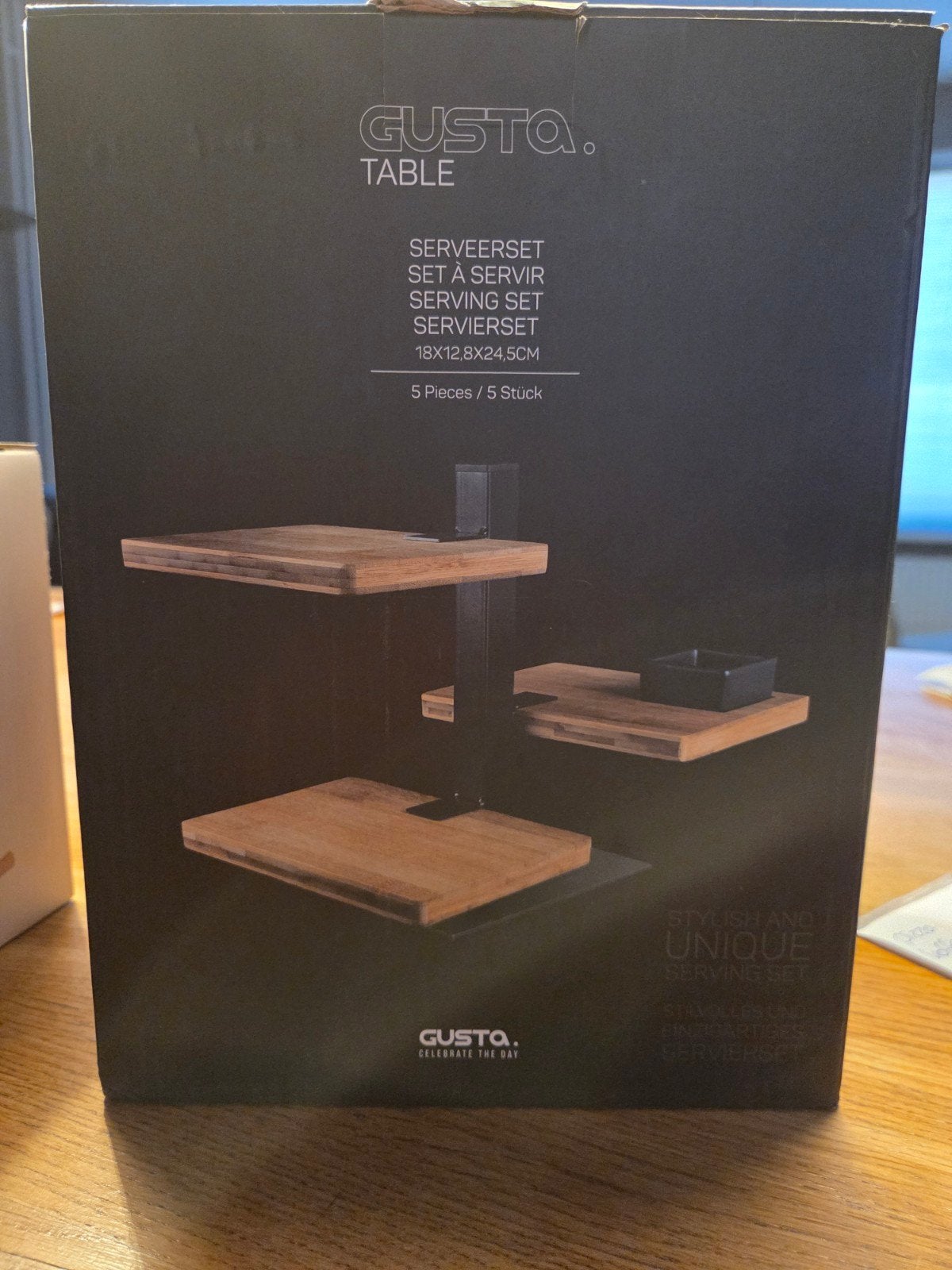 Gusta Table Serveerset - Nieuw in doos, Ophalen, Overige typen, Hout, Nieuw