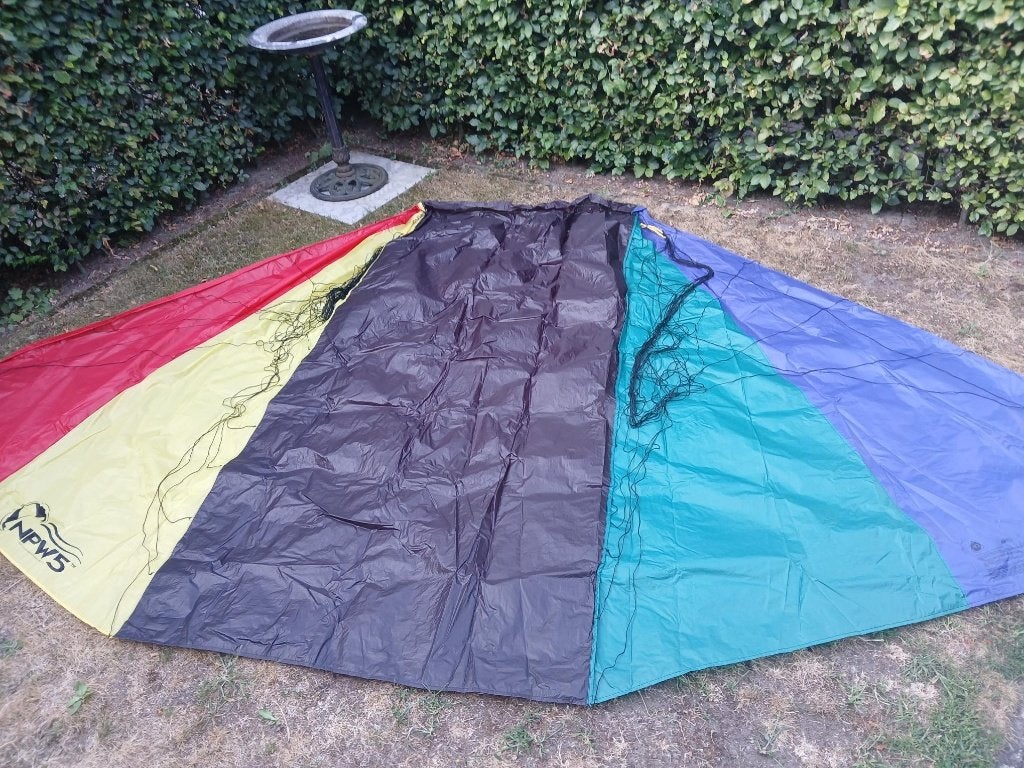 HQ NPW5 Nasawing Kite vlieger, Ophalen of Verzenden, Zo goed als nieuw, Vierlijns, Vlieger