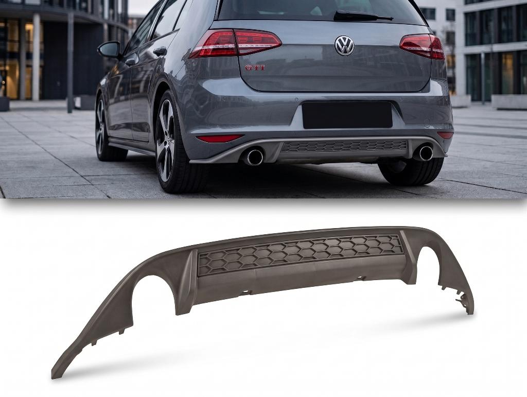 Volkswagen Golf 7 GTI Look Diffuser Dubbele Uitlaat, Ophalen of Verzenden