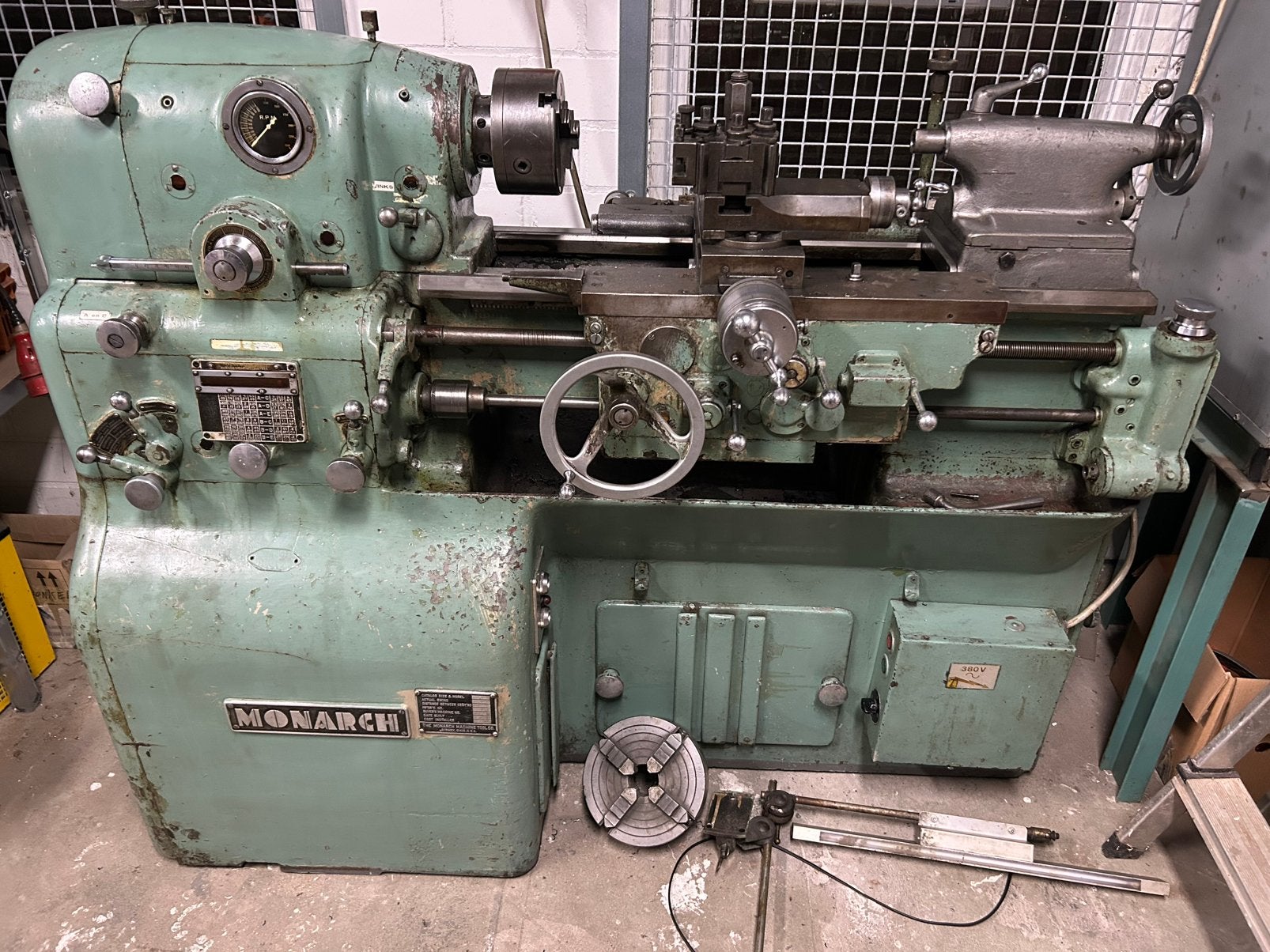 Monarch 10ee, Doe-het-zelf en Verbouw, Ophalen, Gebruikt, Metaaldraaibank, Minder dan 500 mm