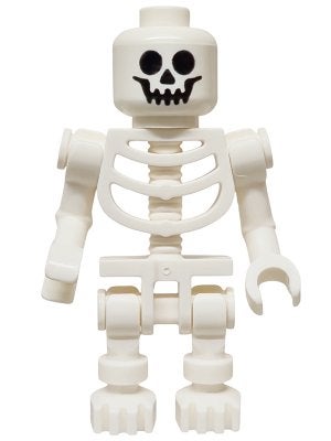 LEGO City twn526 Skeleton - Standard Skull, Bent Arms,