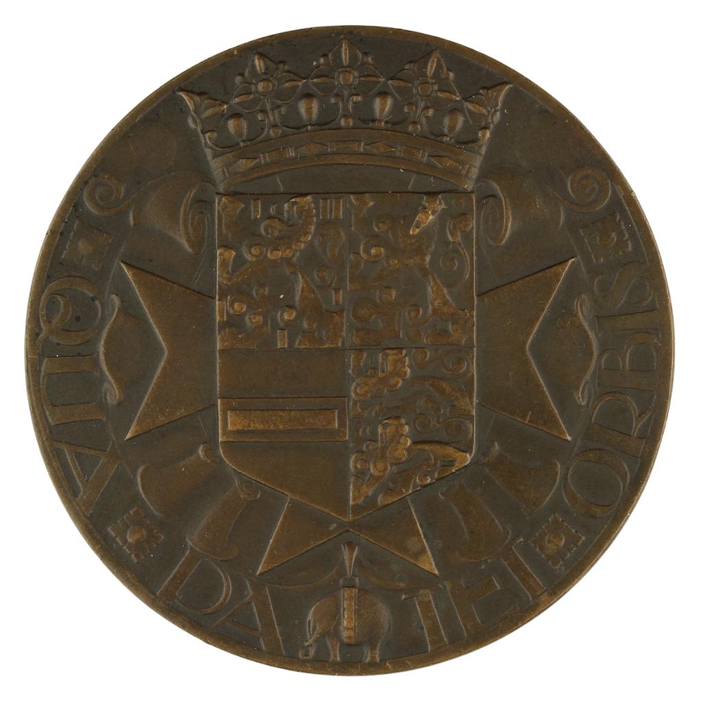 Dubbel VPK 1929 Chris vd Hoef : Johan Maurits van Nassau, Verzenden, Brons, Nederland