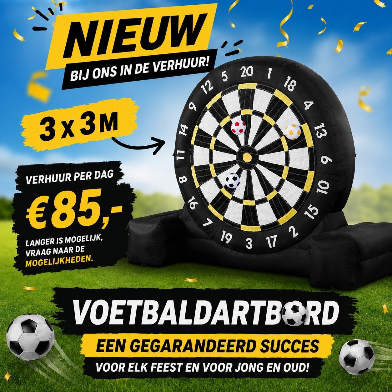 Voetbaldartbord, Ophalen, Overige