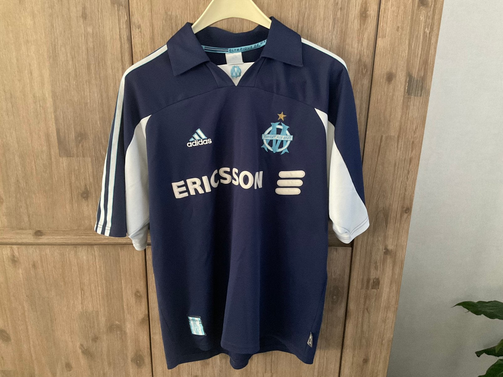 Olympique de Marseille uitshirt 1999/2000 Origineel vintage, Sport en Fitness, Voetbal, Maat L, Ophalen of Verzenden, Gebruikt