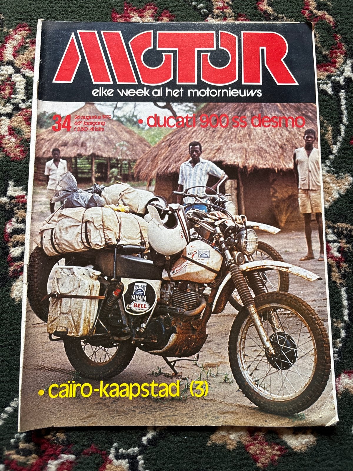 Motor Magazine 1982 - Ducati 900 SS Desmo, Honda CX500, Ophalen of Verzenden, Gelezen, Algemeen
