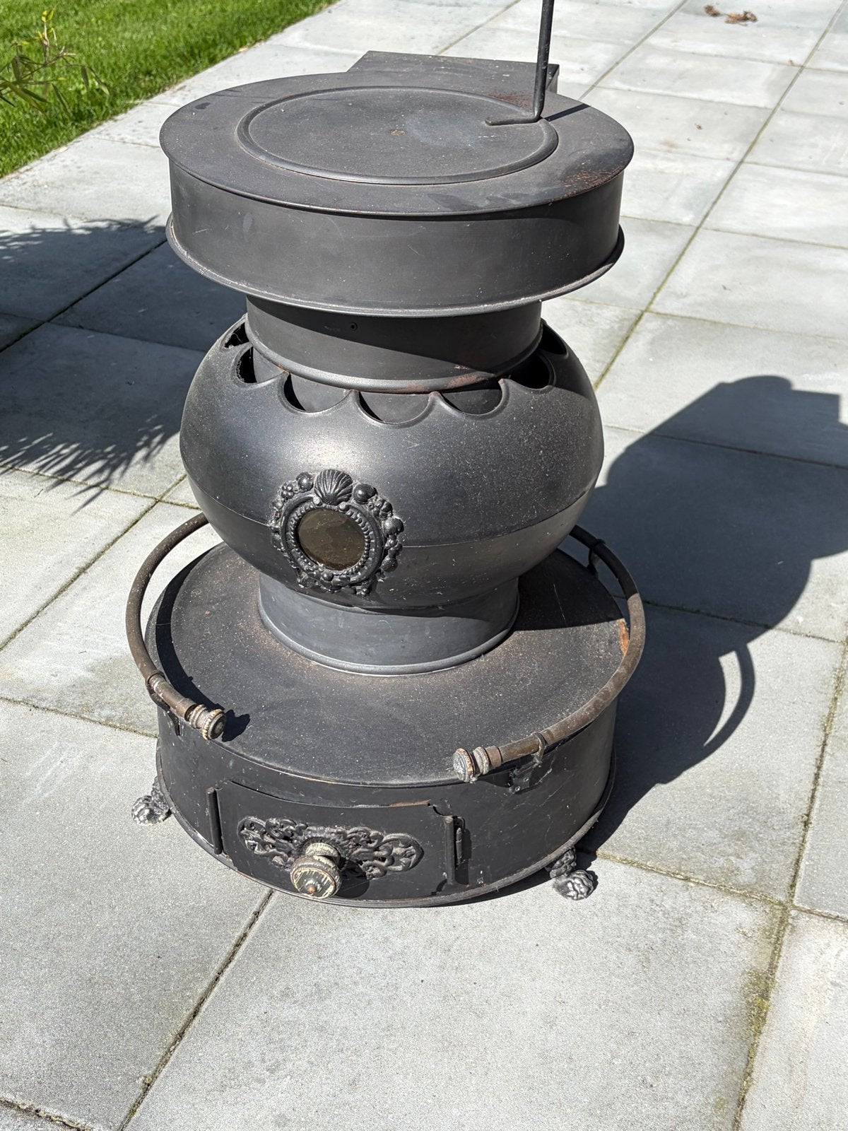 Vintage Gaskachel - Sfeervolle Warmte voor uw Huis, Huis en Inrichting, Ophalen, Gebruikt, Gas, Vrijstaand