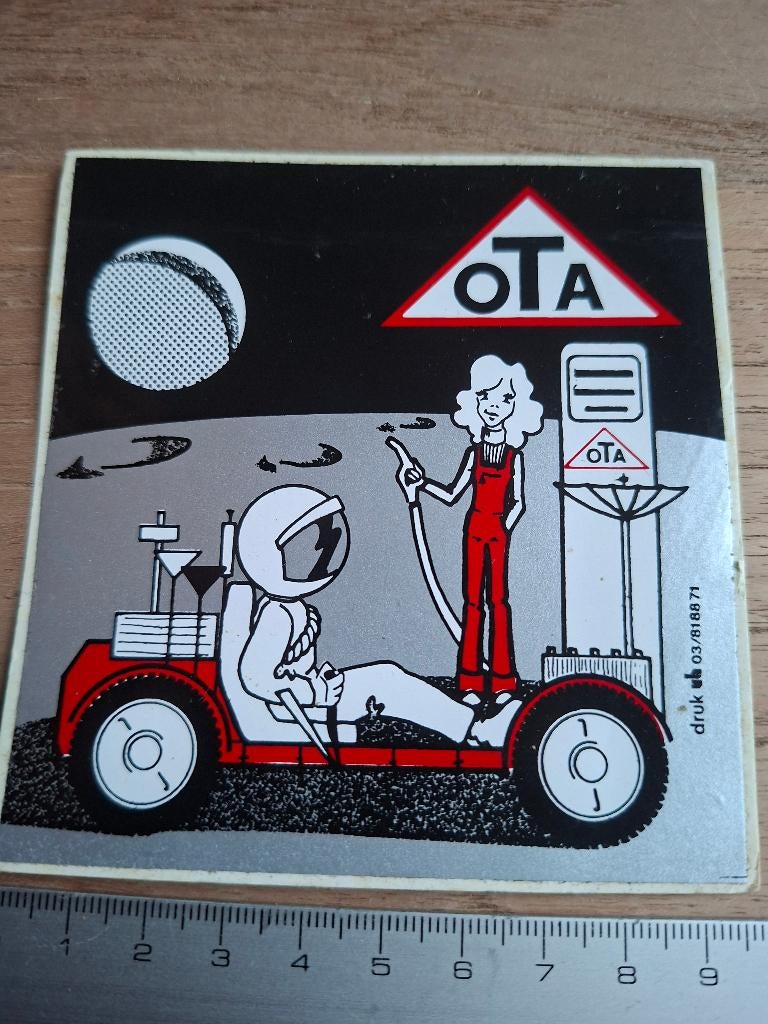 Sticker ota, Verzamelen, Ophalen of Verzenden, Zo goed als nieuw, Auto of Motor