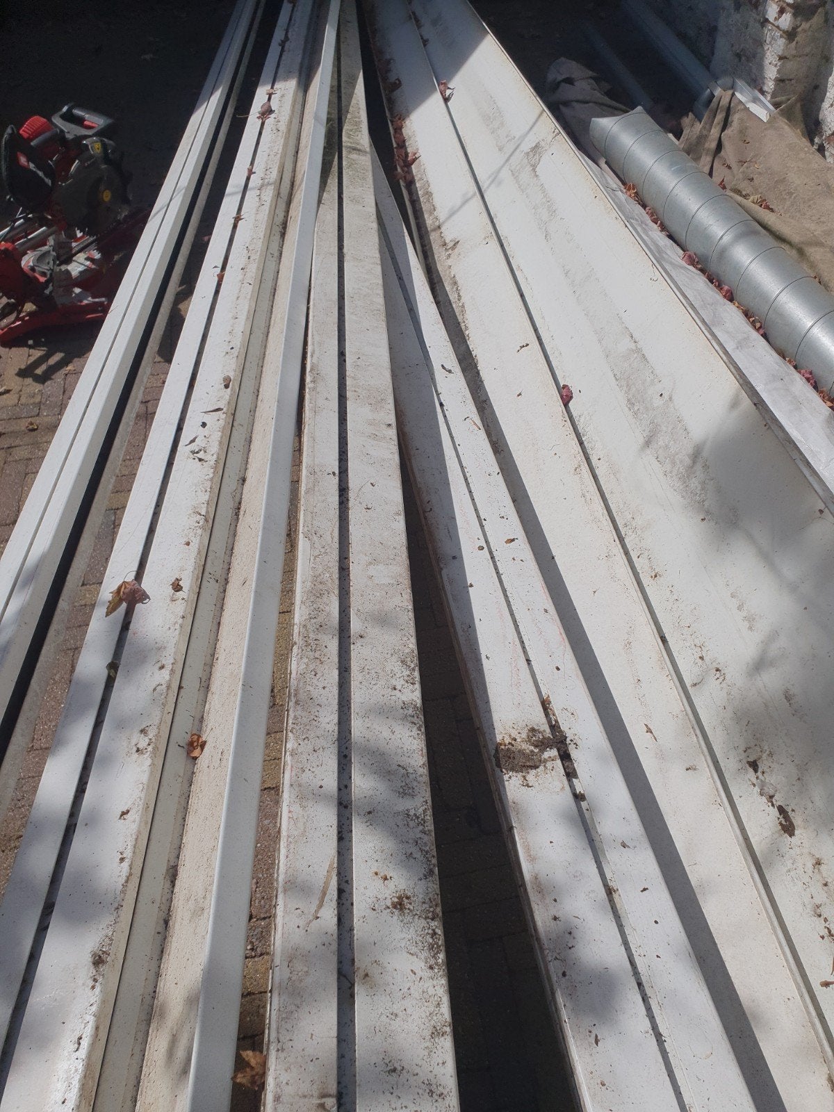 aluminium profielen 6 meter, Doe-het-zelf en Verbouw, Ophalen, Aluminium
