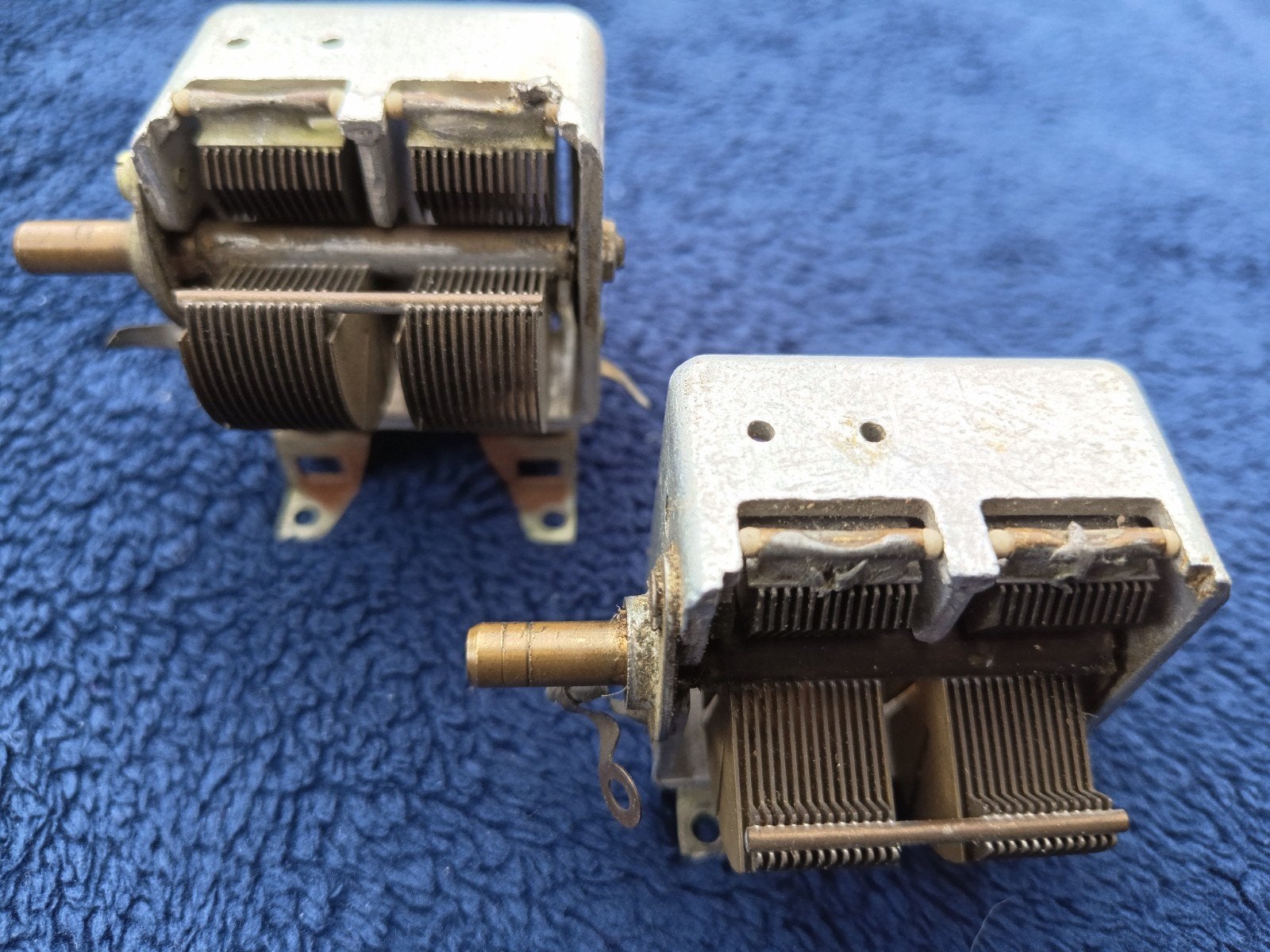 Vintage Variabele Condensatoren (2 stuks), Ophalen of Verzenden, Gebruikt