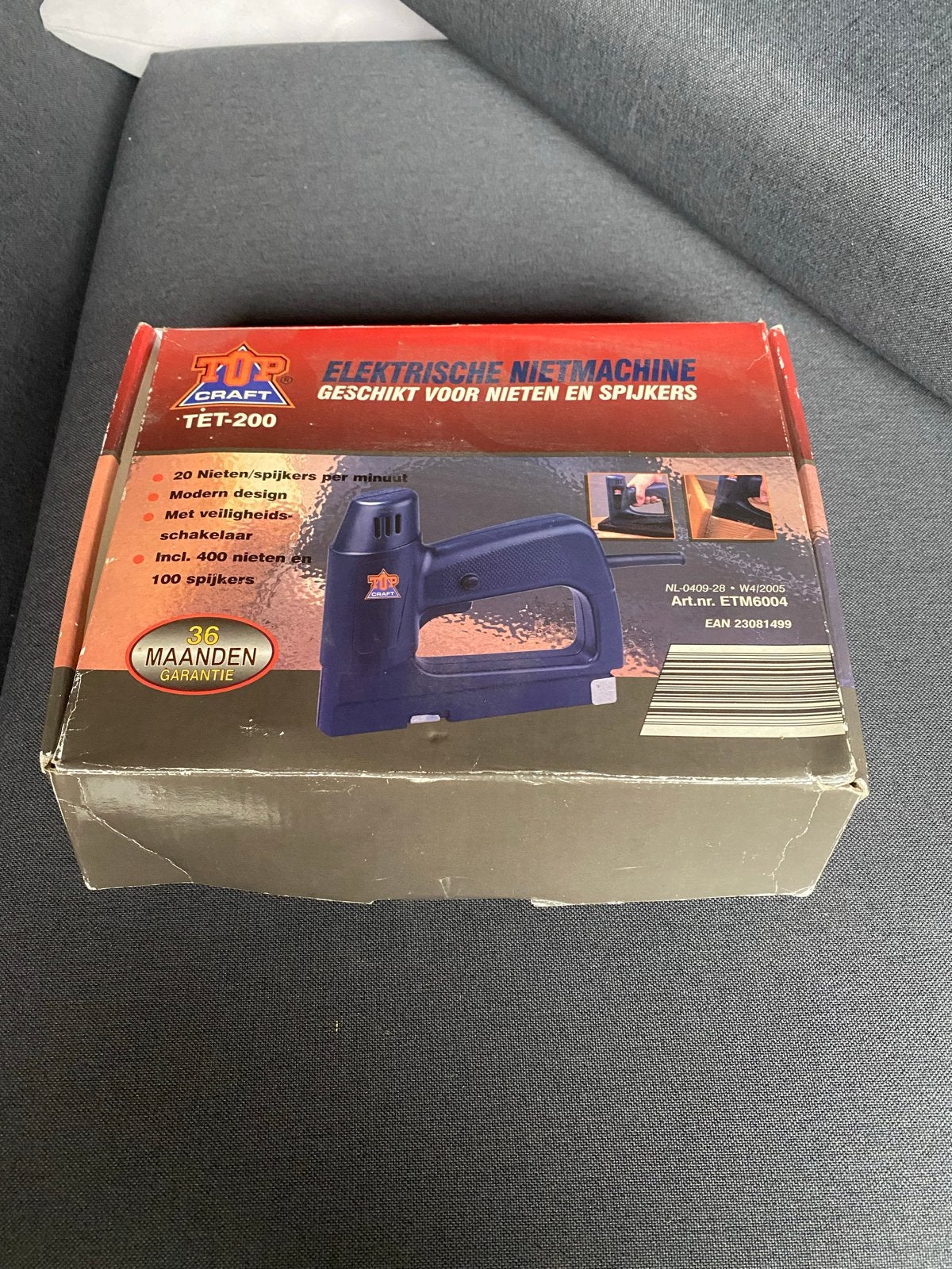 Top Craft TET-200 Elektrische Nietmachine, Doe-het-zelf en Verbouw, Gereedschap | Handgereedschap, Ophalen, Zo goed als nieuw