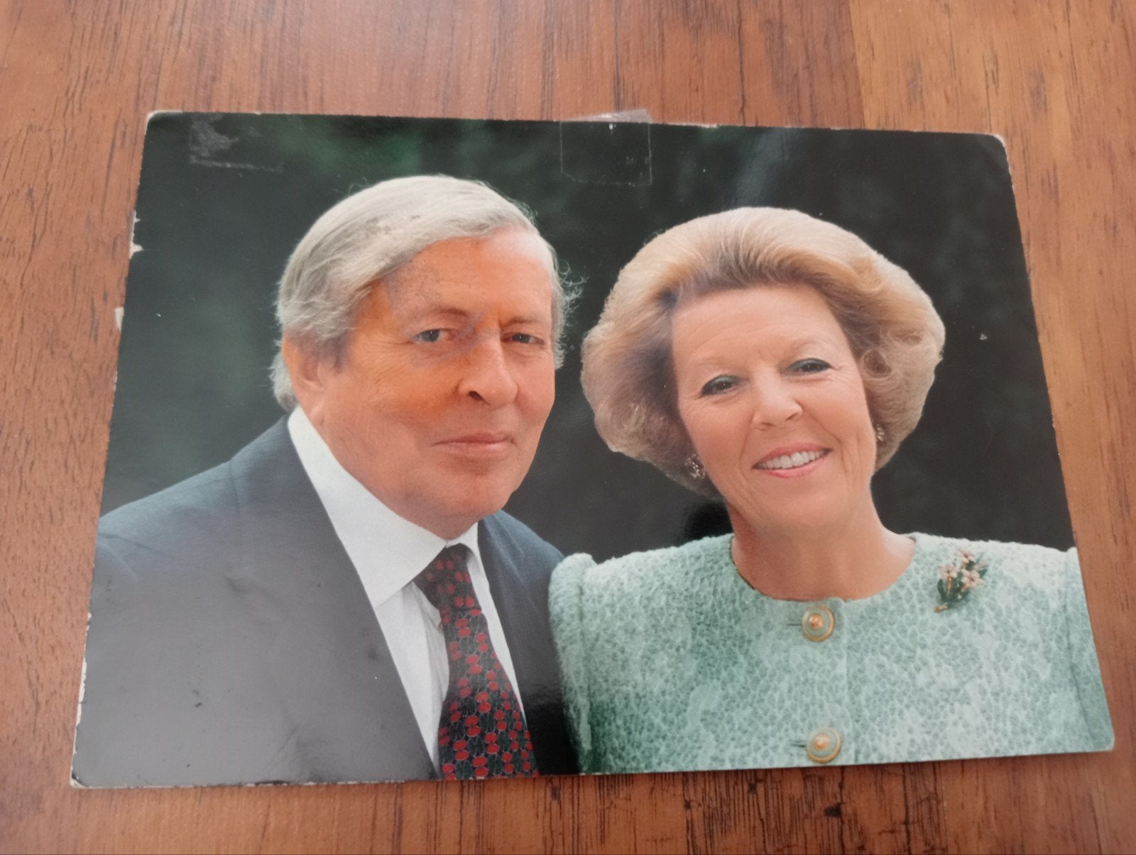 Ansichtkaart van Beatrix en Claus, Ophalen of Verzenden, Zo goed als nieuw, Nederland, Kaart, Foto of Prent