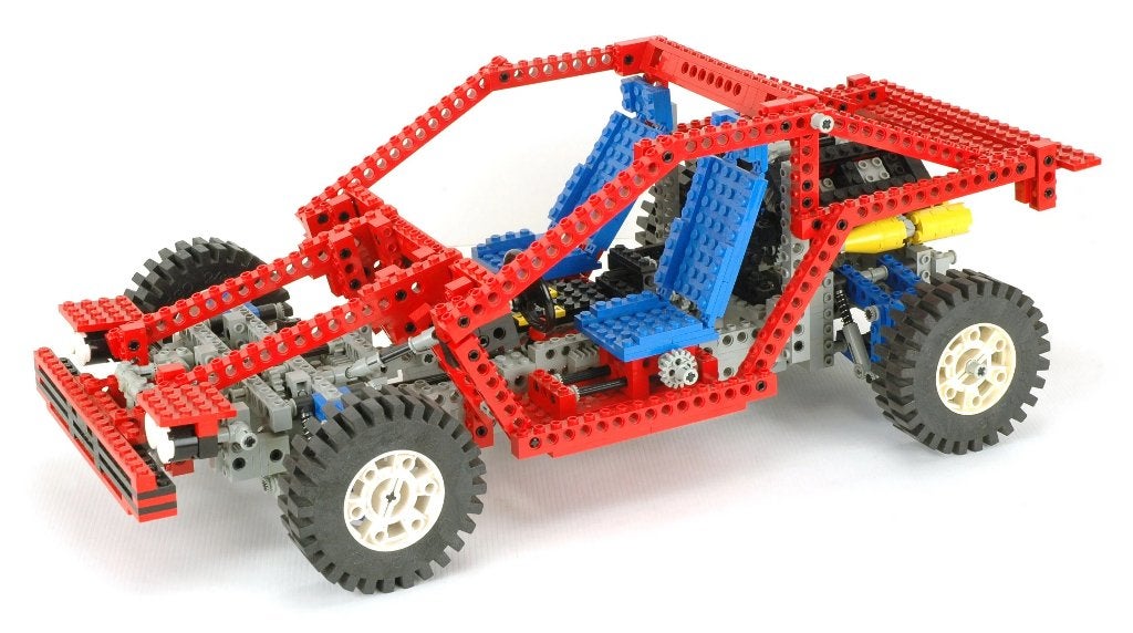 LEGO 8865 Test Car Vintage Technic Advanced Auto Set, Ophalen, Gebruikt, Lego, Compleet