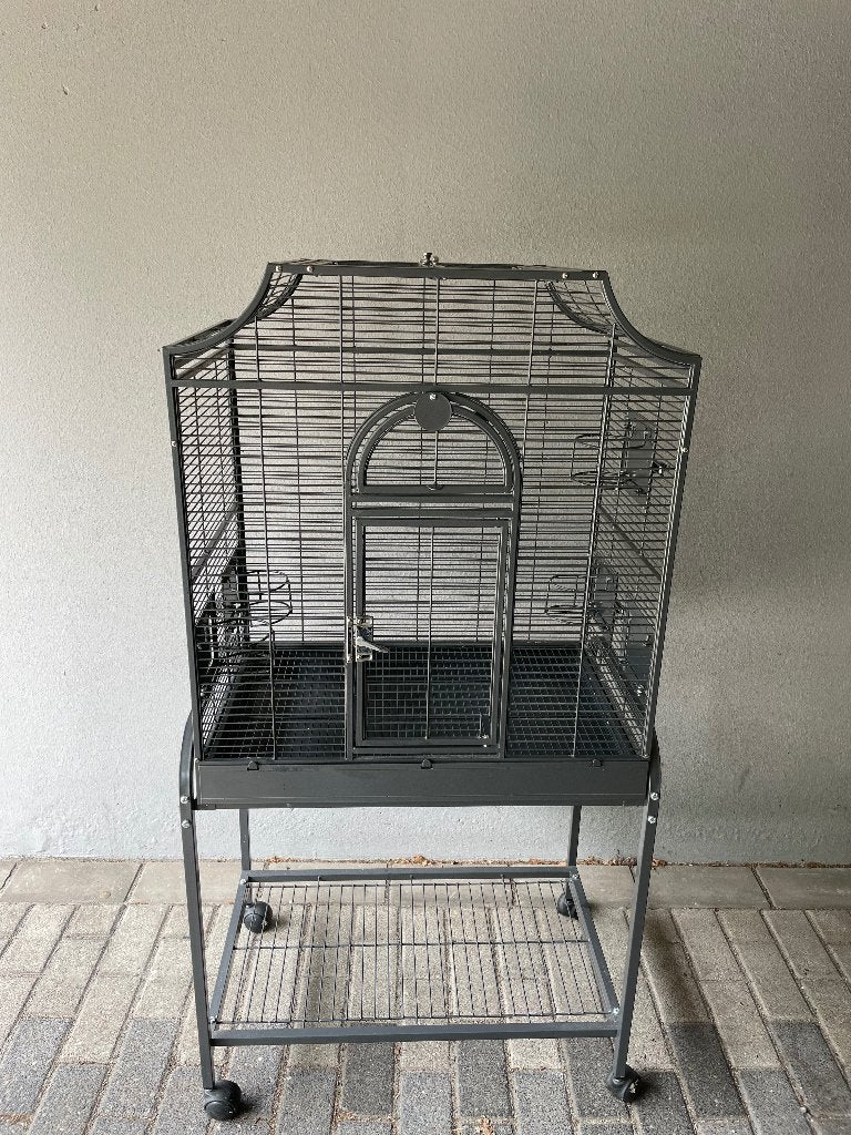 Montana vogelkooi te koop €50,--, Dieren en Toebehoren, Vogels | Hokken en Kooien, Ophalen, Zo goed als nieuw, Metaal, Vogelkooi
