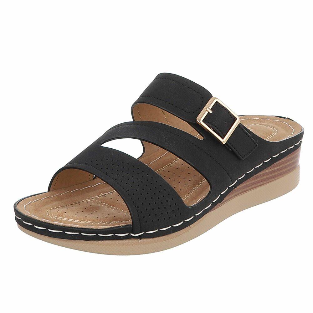 Dames medi comfort slippers zwart 36 37 38 39 40 41, Lunamex Trading, Zwart, Nieuw, Slippers