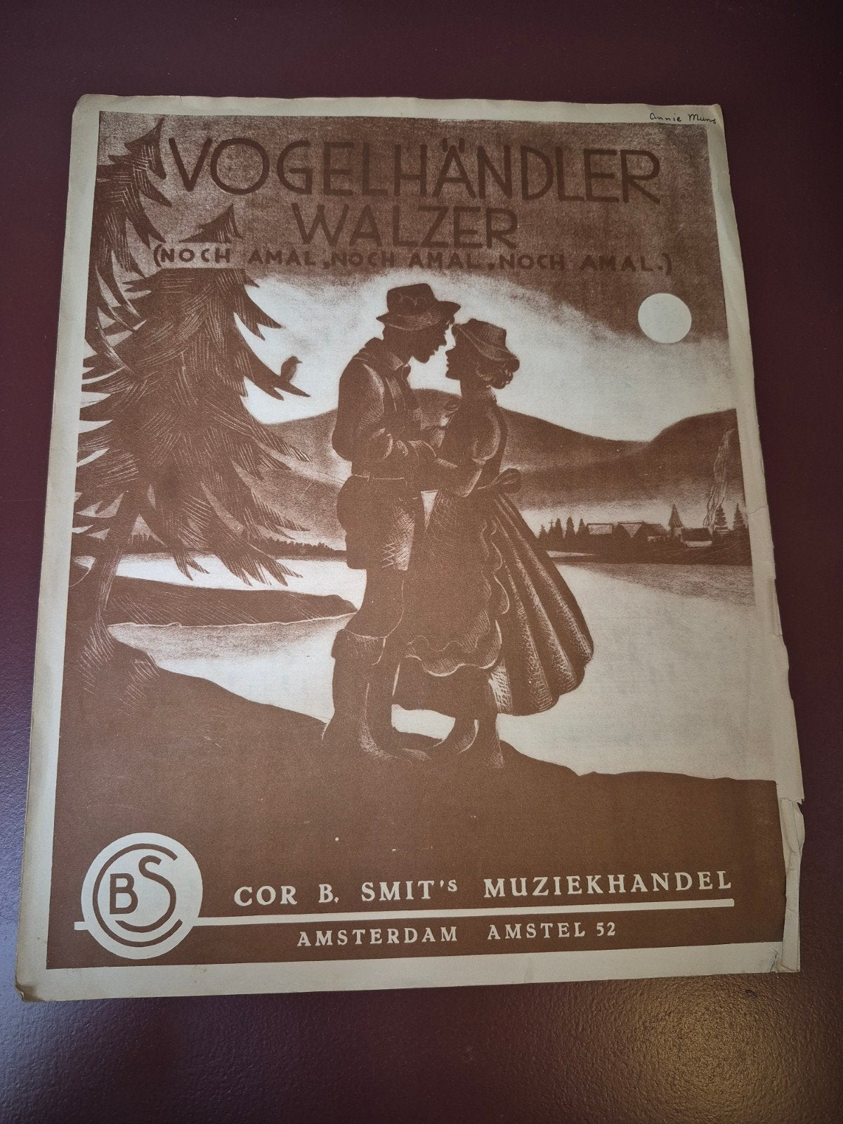 Vogelhändler Walzer - Antieke bladmuziek, Gebruikt, Klassiek, Thema, Overige instrumenten