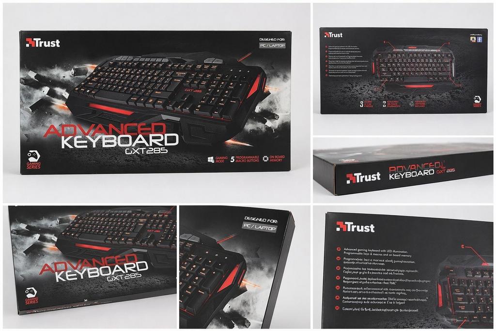 Trust GXT 285 Advanced Gaming Toetsenbord, Computers en Software, Gaming toetsenbord, Nieuw, Ophalen of Verzenden, Qwerty