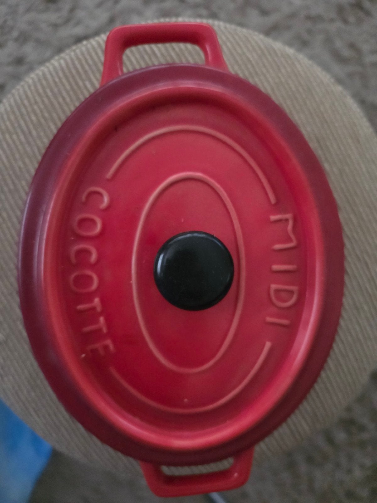 Gusta Cocotte Midi Ovenschaal/Braadpan Rood, Braadpan, Met deksel, Ophalen of Verzenden, Zo goed als nieuw