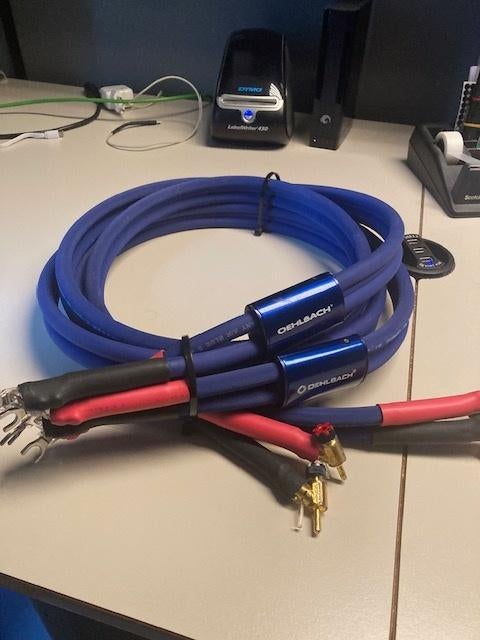 Oehlbach airtube luidspeaker kabel, Ophalen of Verzenden, Zo goed als nieuw, 2 tot 5 meter, Luidsprekerkabel