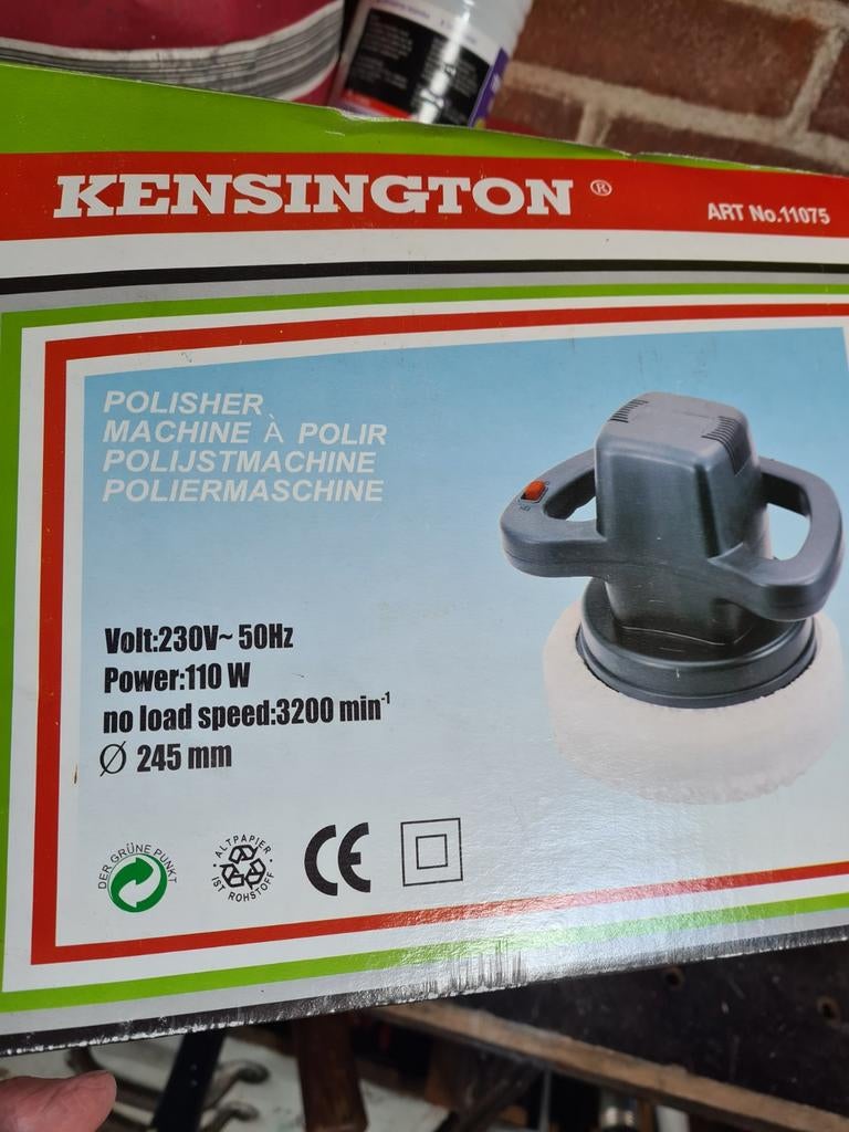Kensington Polijstmachine 110W - Zo goed als nieuw, Ophalen, Zo goed als nieuw, Minder dan 600 watt, Overige typen
