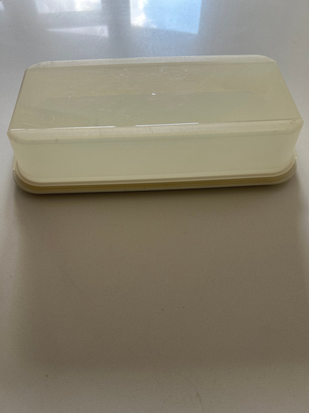 Tupperware cake doos - 35x16x9 cm - Zo goed als nieuw, Huis en Inrichting, Keuken | Tupperware, Bewaardoos, Verzenden, Zo goed als nieuw