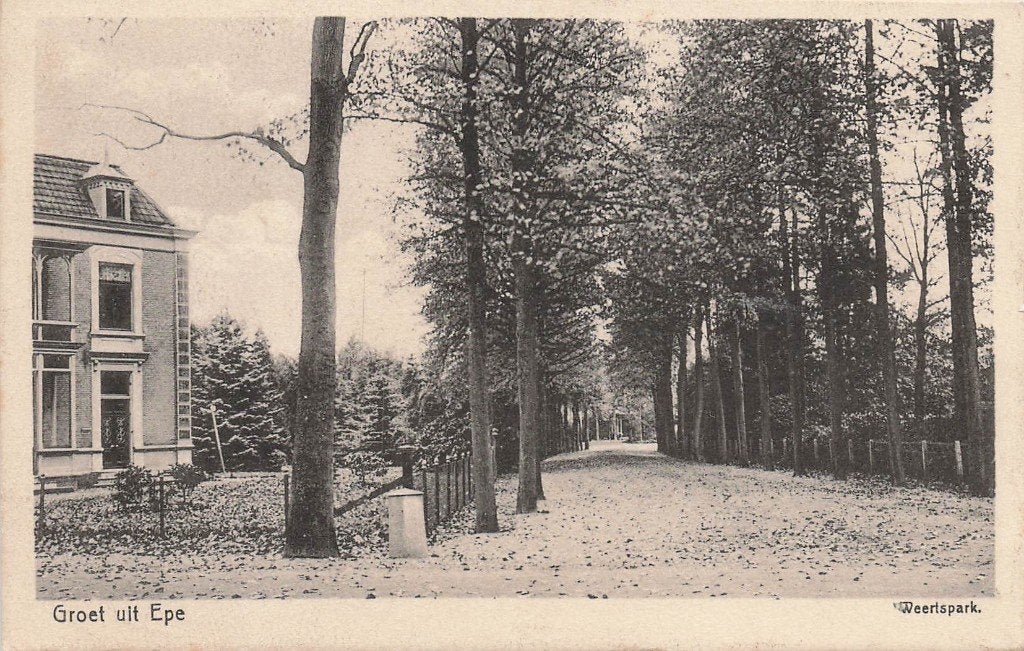 JP173 Epe Weertspark ca 1920, Verzenden, Voor 1920, Gelopen, Gelderland
