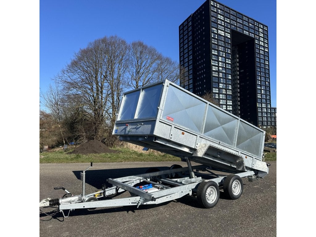 Kipper en machinetransporter in 1 360x170 3500 kg UNIEK 2025, Auto diversen, Aanhangers en Bagagewagens, Gebruikt