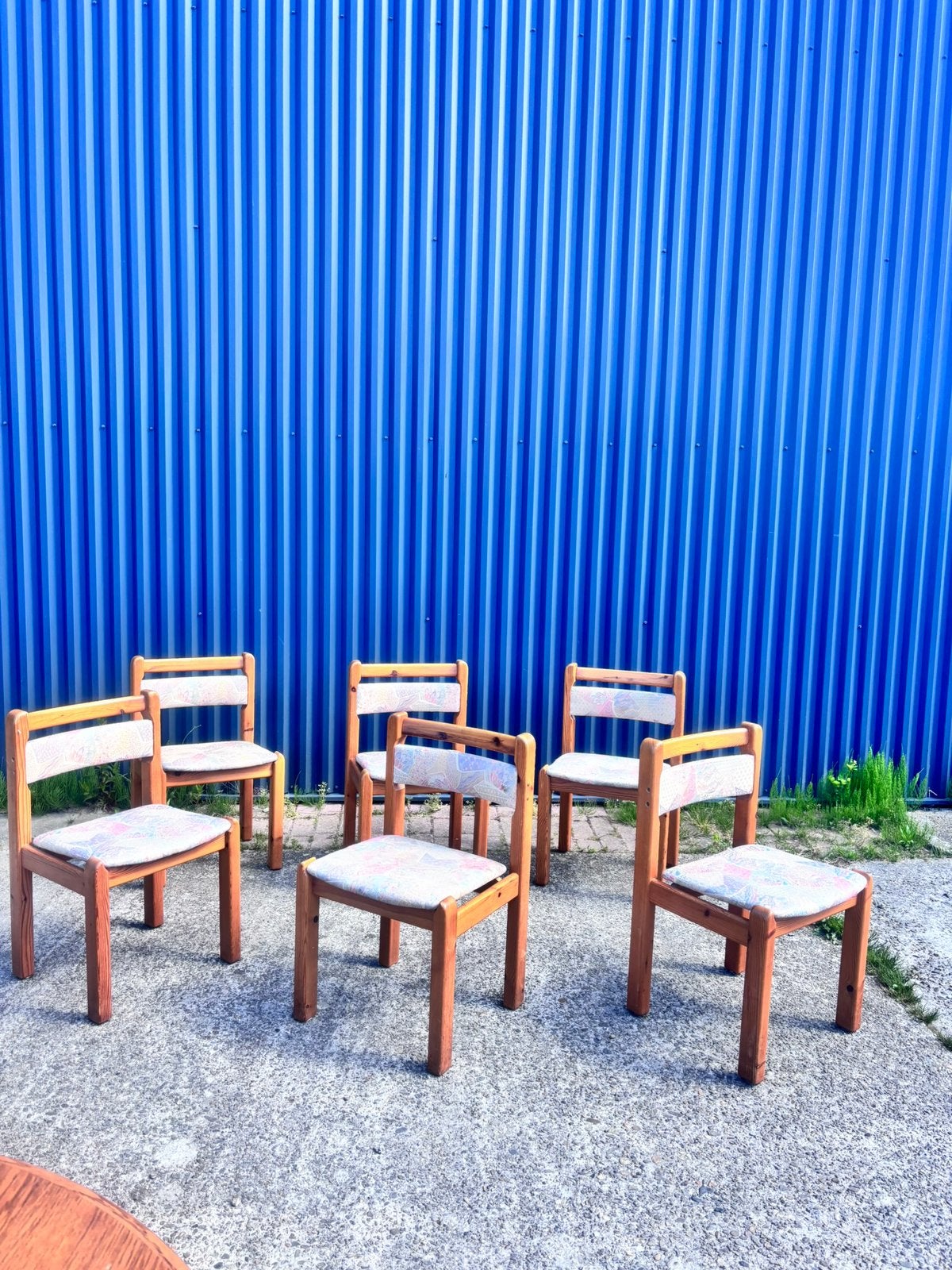 6 x vintage eetkamerstoelen stoelen setprijs, Ophalen, Gebruikt, X, V