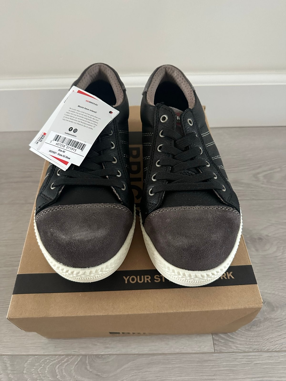 NIEUW: Redbrick Slate veiligheidssneakers - Maat 40, Kleding | Heren, Schoenen, Ophalen of Verzenden, Nieuw, Overige kleuren, Sneakers of Gympen
