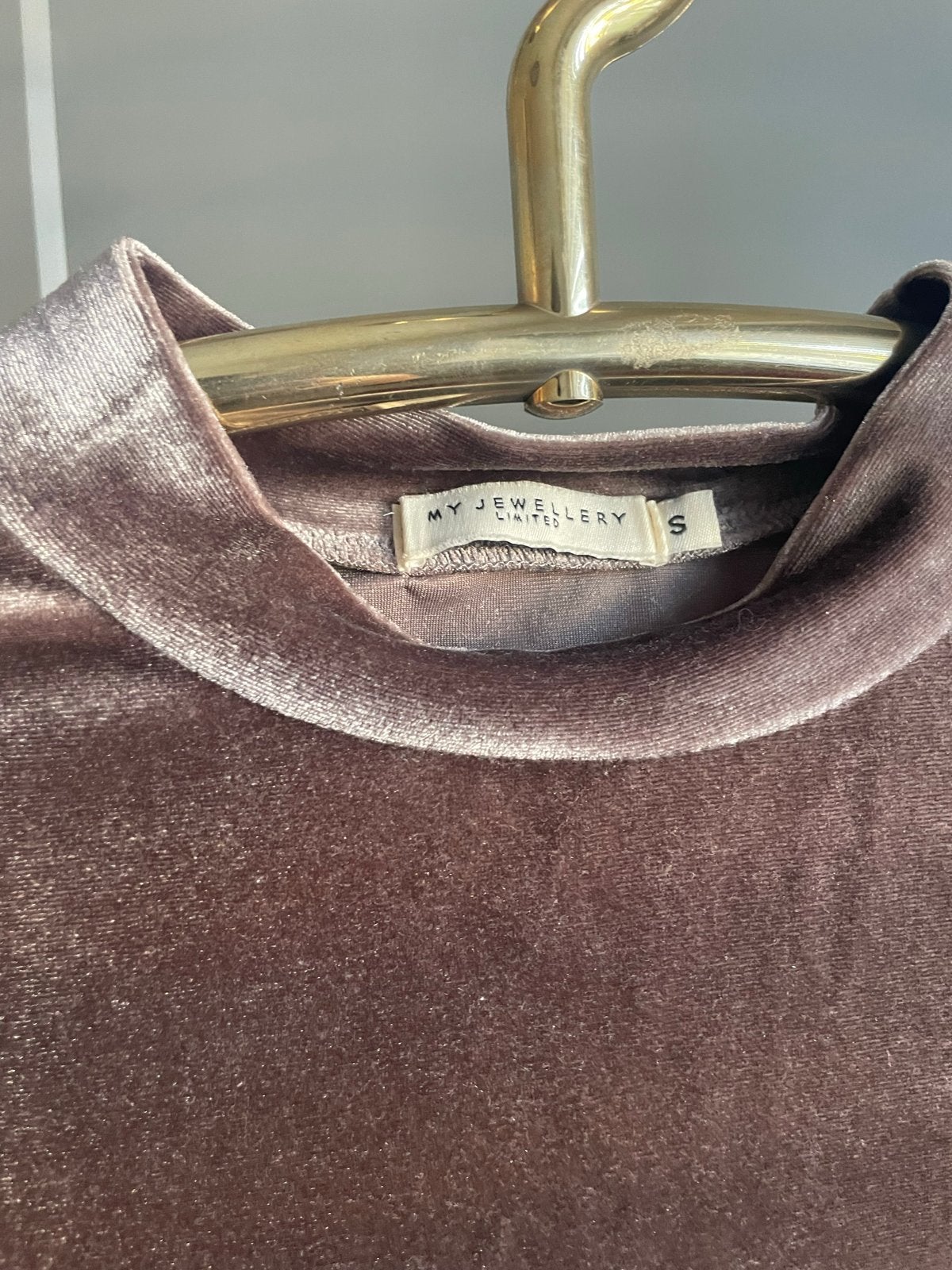 Myjewellery velvet paarse longsleeve maat S, Paars, Ophalen of Verzenden, Zo goed als nieuw, Lange mouw