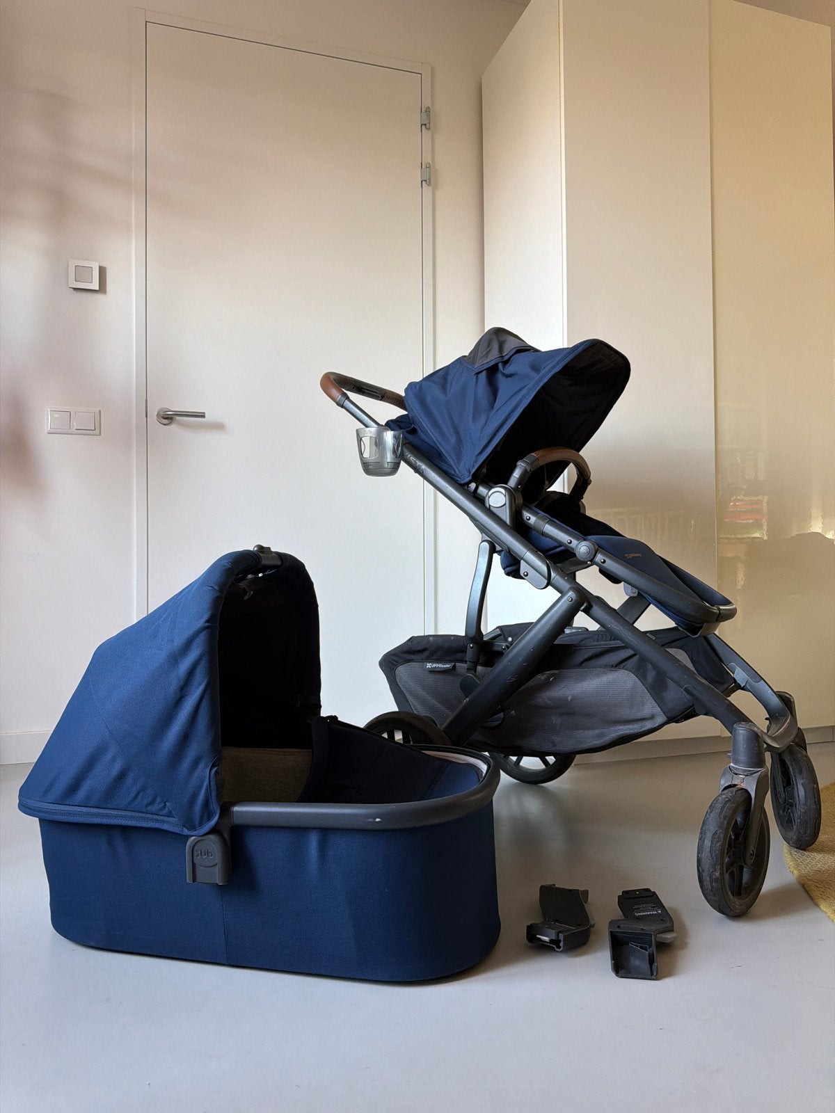 Uppababy Vista V2 Combiwagen met complete accessoires, Kinderen en Baby's, Gebruikt, Combiwagen, Met reiswieg, Ophalen