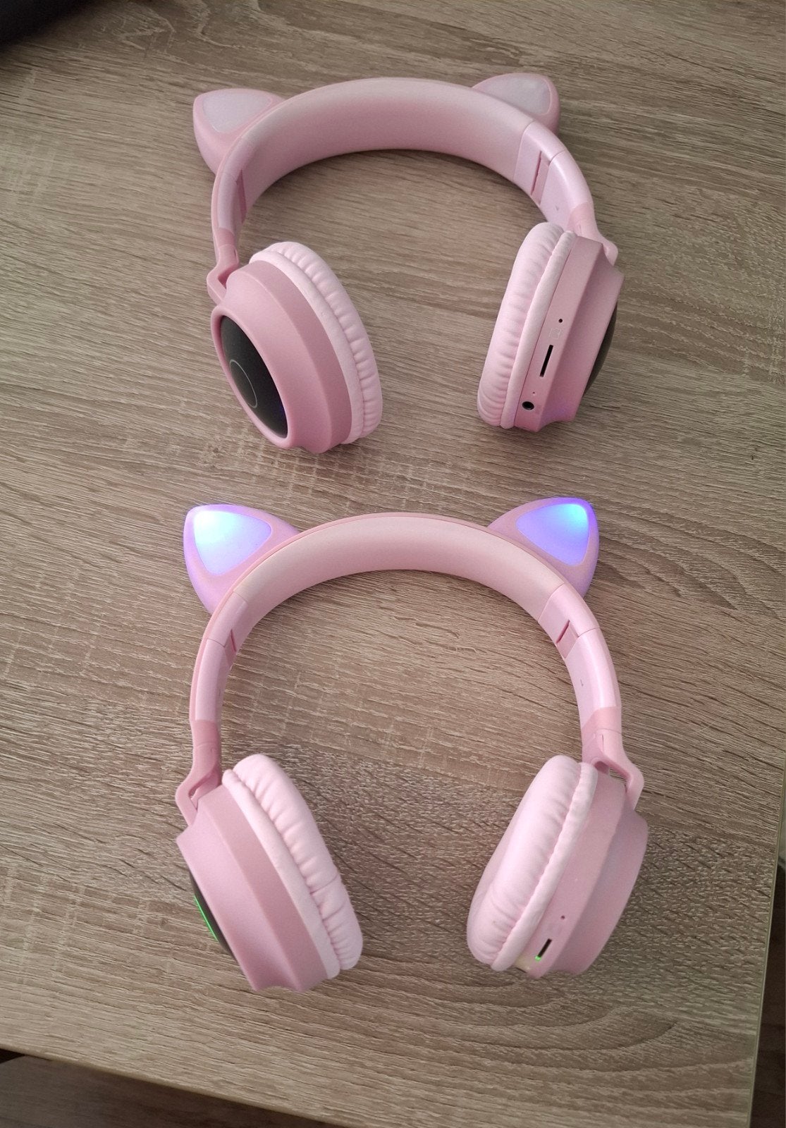kop telefoon, muziek , licht , geluid. kinderen, Overige merken, Draadloos, Roze, Ophalen of Verzenden
