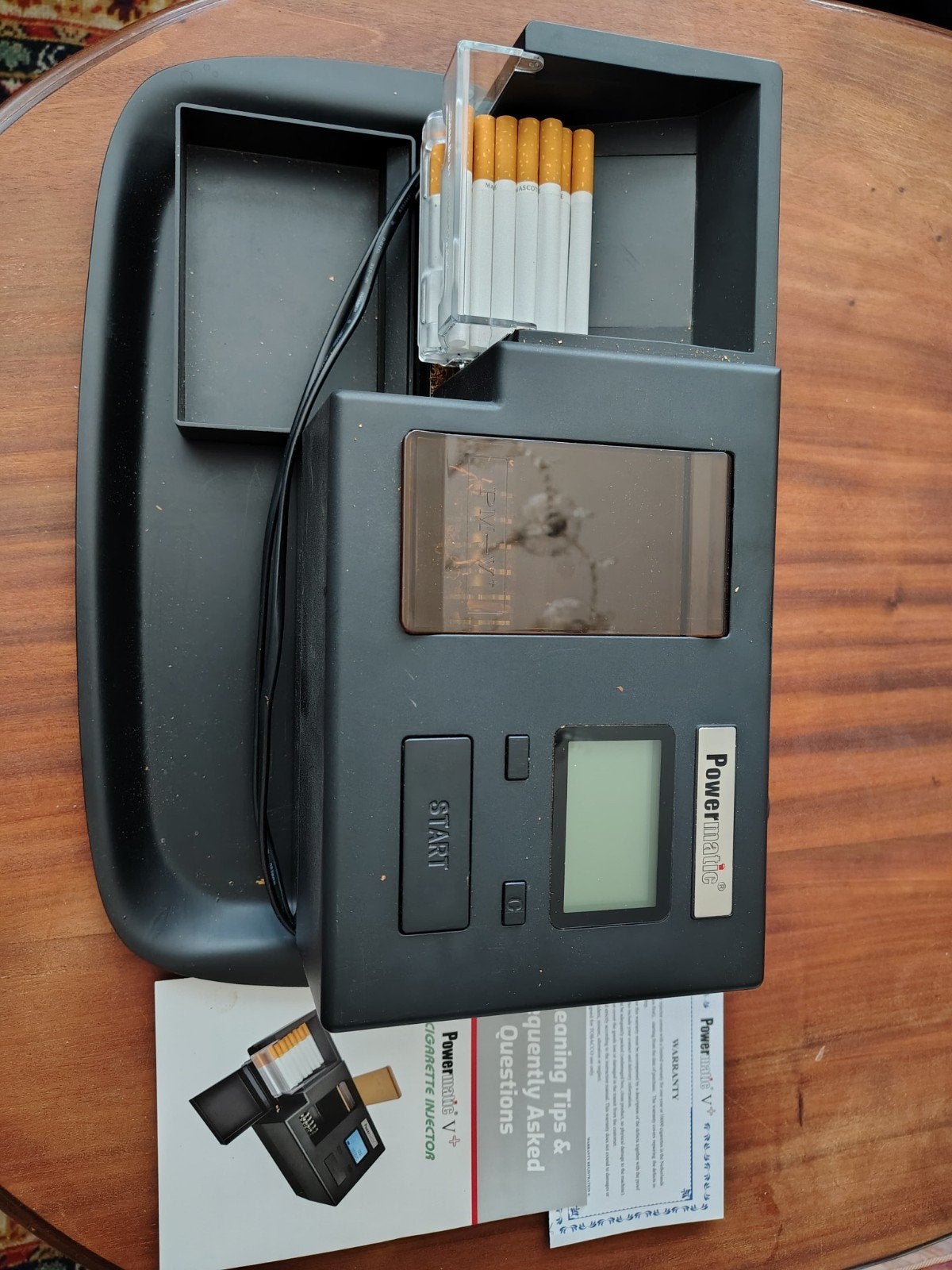 Powermatic 5 plus sigarettenmaker - wegens overlijden, Verzamelen, Ophalen of Verzenden, Zo goed als nieuw