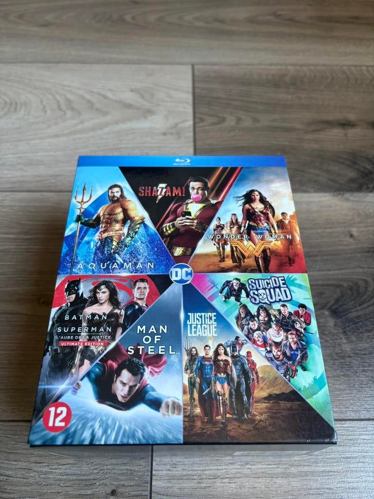 Marvel DC blu ray Collection box met 7 films, Cd's en Dvd's, Blu-ray, Ophalen of Verzenden, Zo goed als nieuw, Actie