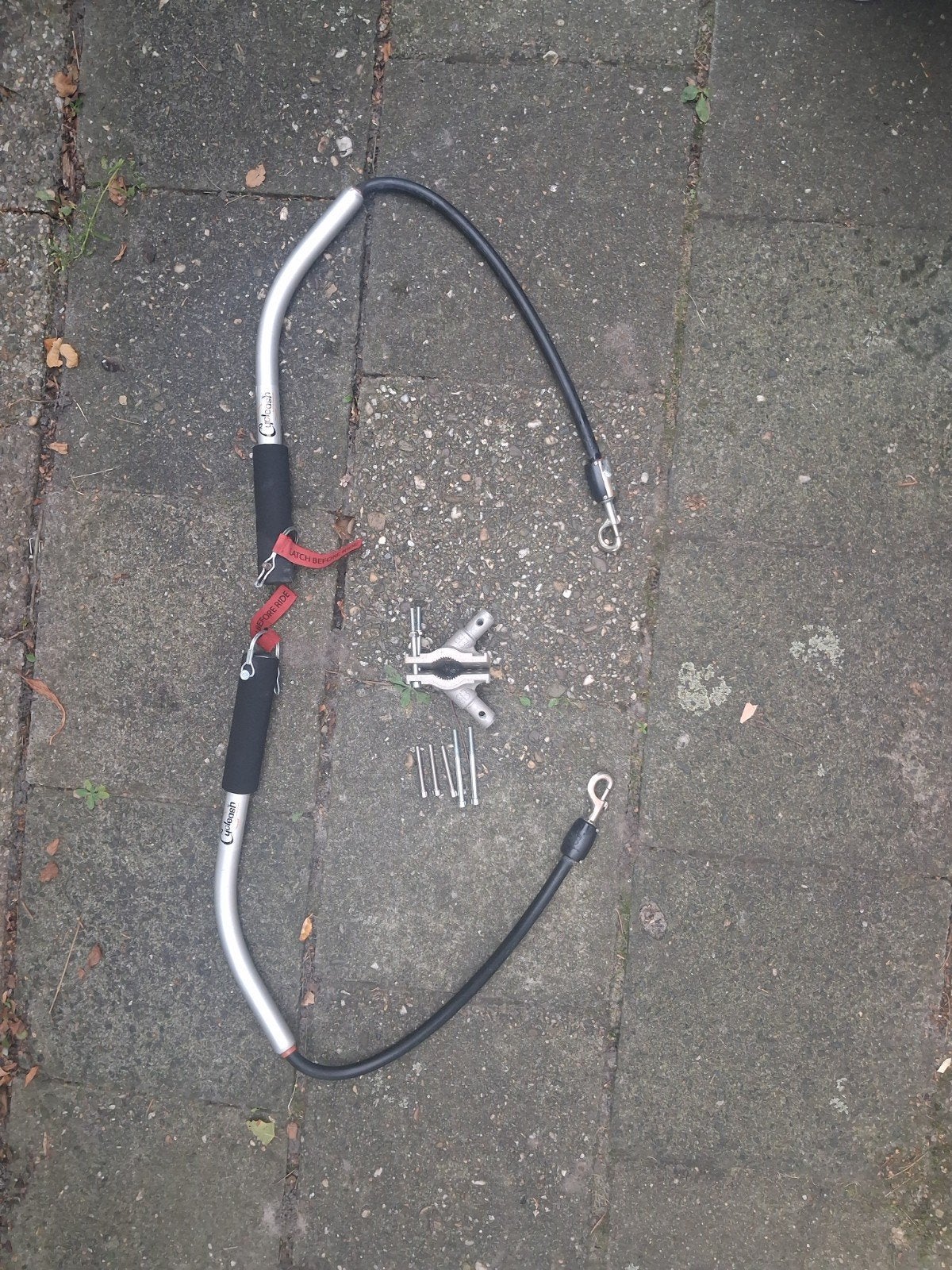 Cycleash dubbele hondenfietsbeugel, Fietsen en Brommers, Fietsaccessoires | Aanhangers en Karren, Ophalen of Verzenden, Gebruikt