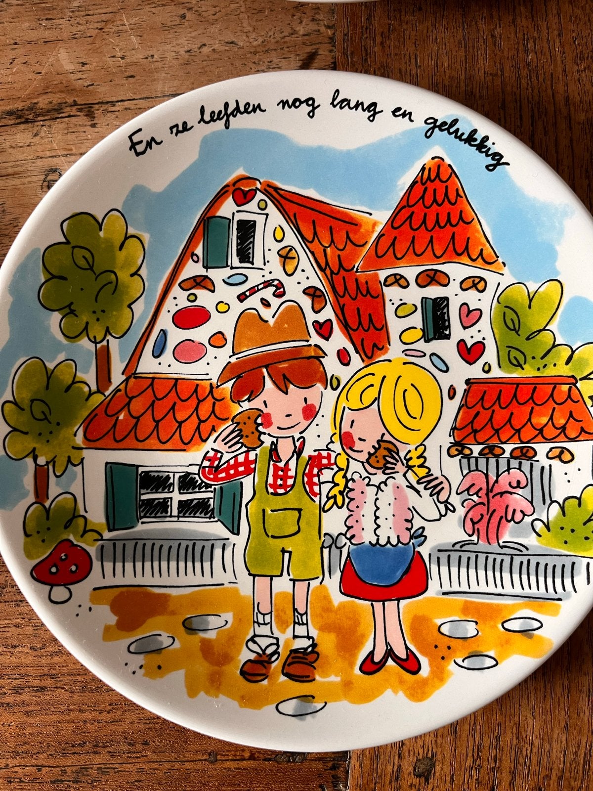 Blond Amsterdam bord hans en grietje efteling, Ophalen of Verzenden, Nieuw, Gebruiksvoorwerp