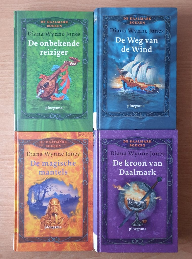 Diana Wynne Jones - Daalmark boeken 1 t/m 4 (HC), Verzenden, Gelezen, Diana Wynne Jones