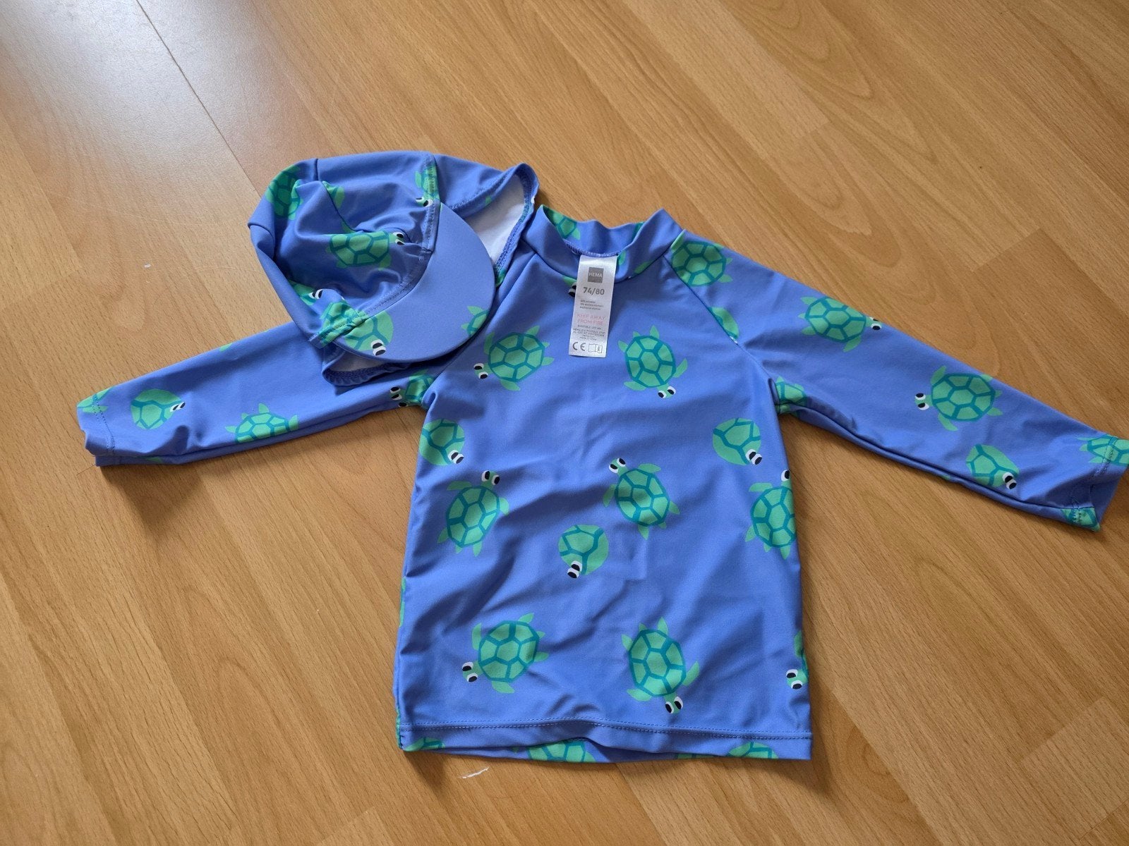 Superleuke UV set Hema maat 74/80, Ophalen of Verzenden, Hema, Jongetje of Meisje, Shirtje of Longsleeve