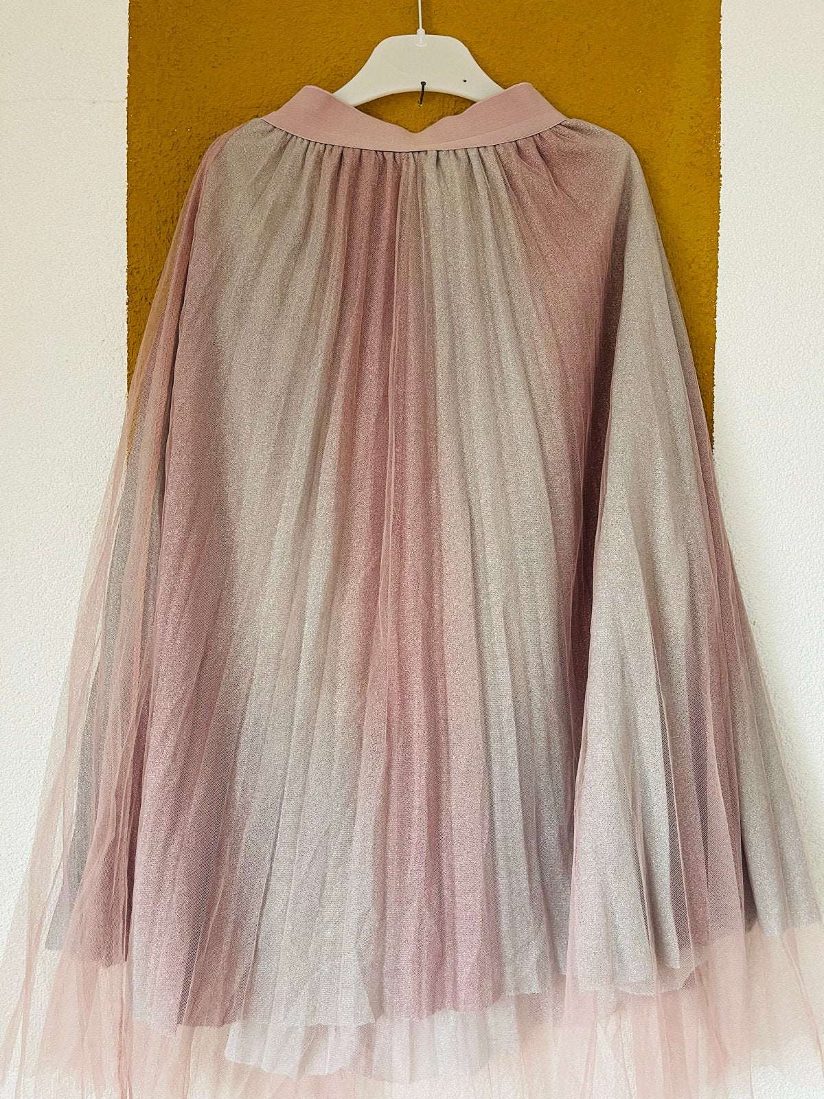 Elegante Tule Rok in Roze/Goud - Maat 38-40, Kleding | Dames, Rokken, Maat 38/40 (M), Ophalen of Verzenden, Zo goed als nieuw