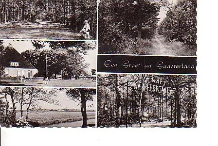 Ansichtkaart 	Gaasterland	5-luik, Verzenden, 1960 tot 1980, Gelopen, Friesland