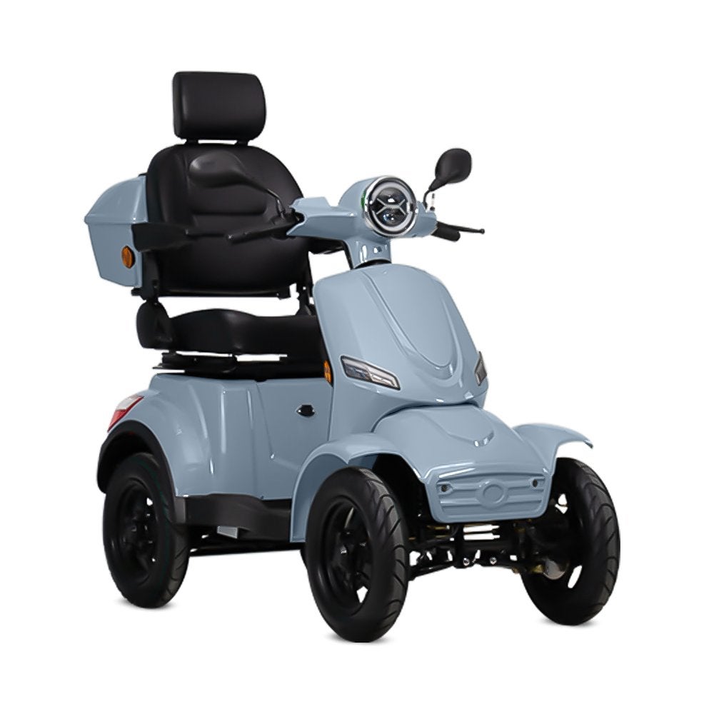 Excel Scootmobiel Roadmaster 4 wiel 25 km/u - CLOUD BLUE, Diversen, Excel, Ophalen of Verzenden, Zo goed als nieuw, 16 km/u of meer