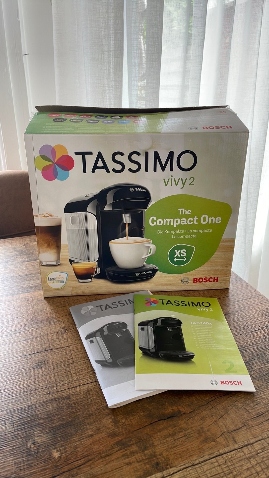 Nieuwe Tassimo Vivy 2 koffiezetapparaat in verpakking, Overige typen, Kunststof, Nieuw, Ophalen of Verzenden