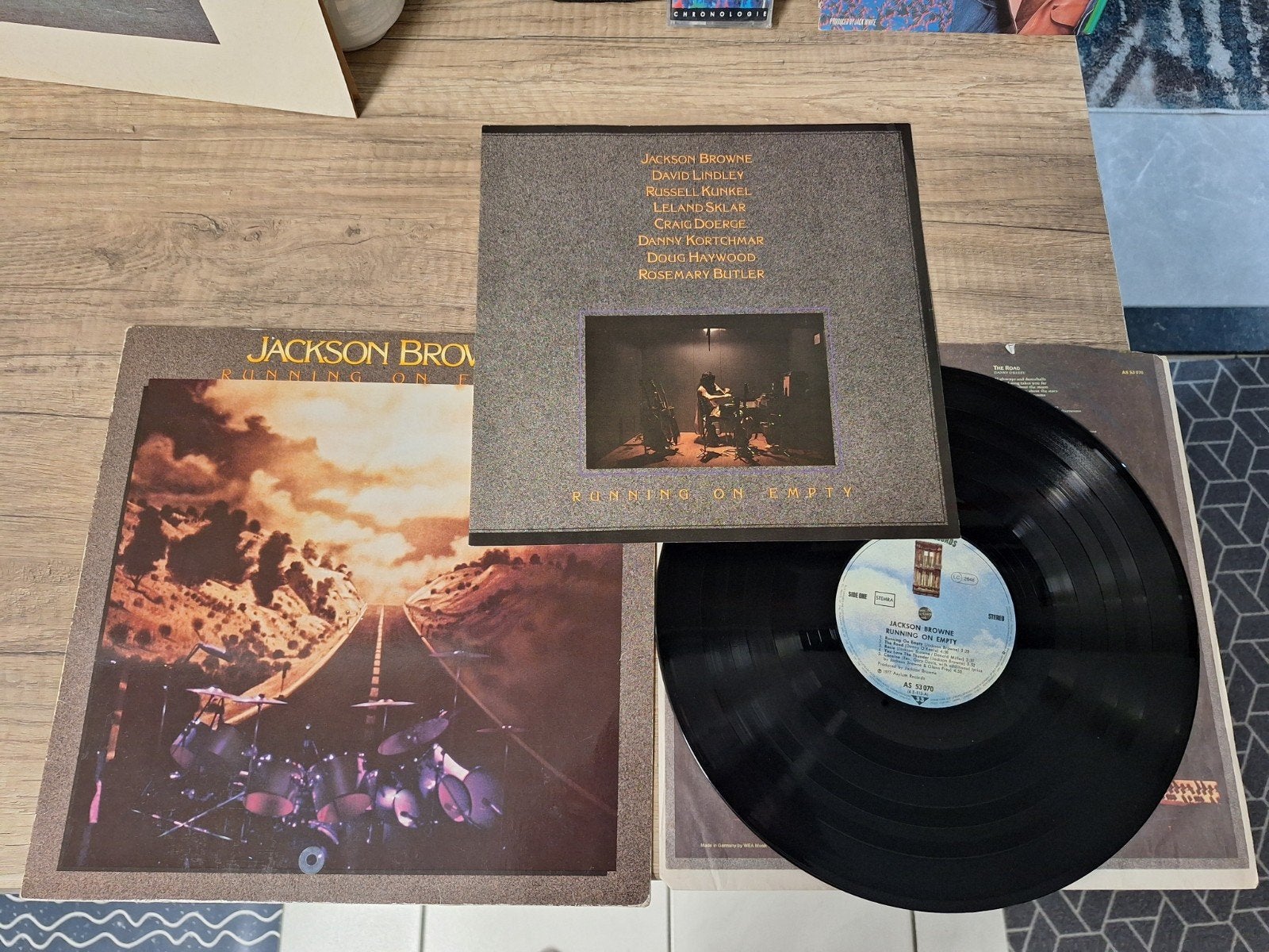 Jackson Browne - Running On Empty LP (1977), Cd's en Dvd's, Vinyl | Pop, LP, Rock, Gebruikt, Ophalen of Verzenden