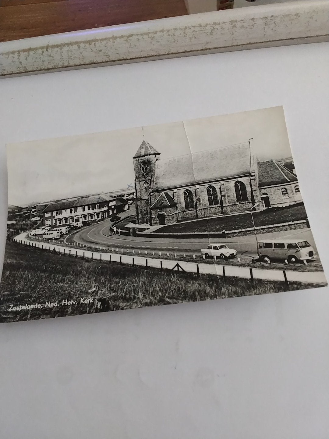 Oude Ansichtkaart Zoutelande, Ned. Hav., Kerk (1972), Ophalen of Verzenden, 1960 tot 1980, Zeeland