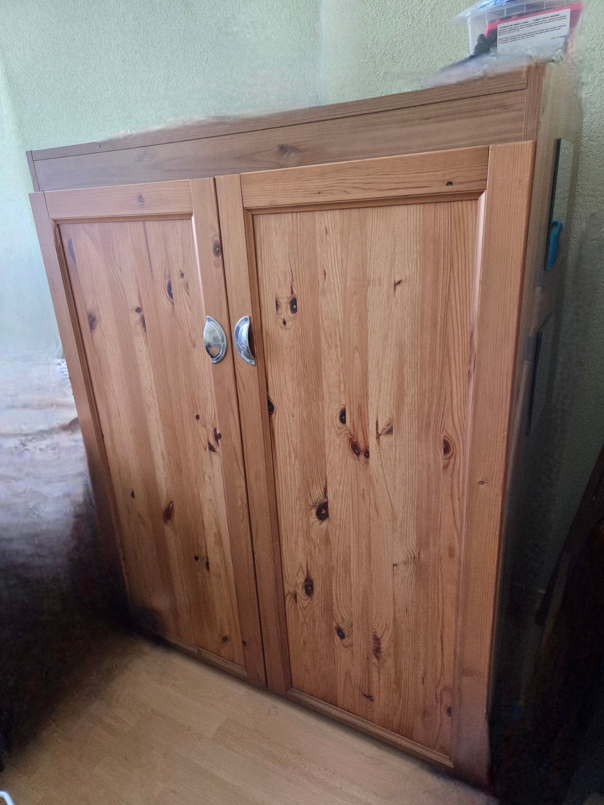 Kast met kleren rek 100 b 125 h 60 d, Huis en Inrichting, Kasten | Computermeubels, Ophalen of Verzenden, Zo goed als nieuw, 120 tot 170 cm