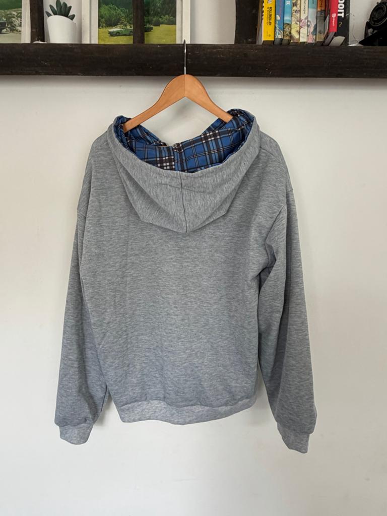 Stoere Omkeerbare Hoodie, Ophalen of Verzenden, Nieuw, Maat 48/50 (M), Blauw