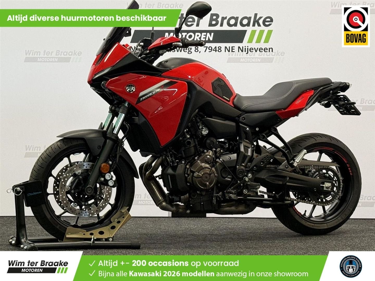 Yamaha Tracer 7 (bj 2022) 6,590 km, Motoren, 2 cilinders, Bedrijf, Onbekend, Toermotor