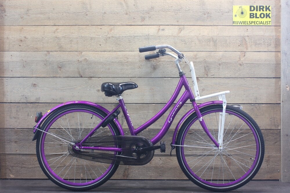 24 inch Sparta Granny omafiets M remnaaf paars +3mndgarantie, Niet ingevuld, Gebruikt, Niet ingevuld, Niet ingevuld
