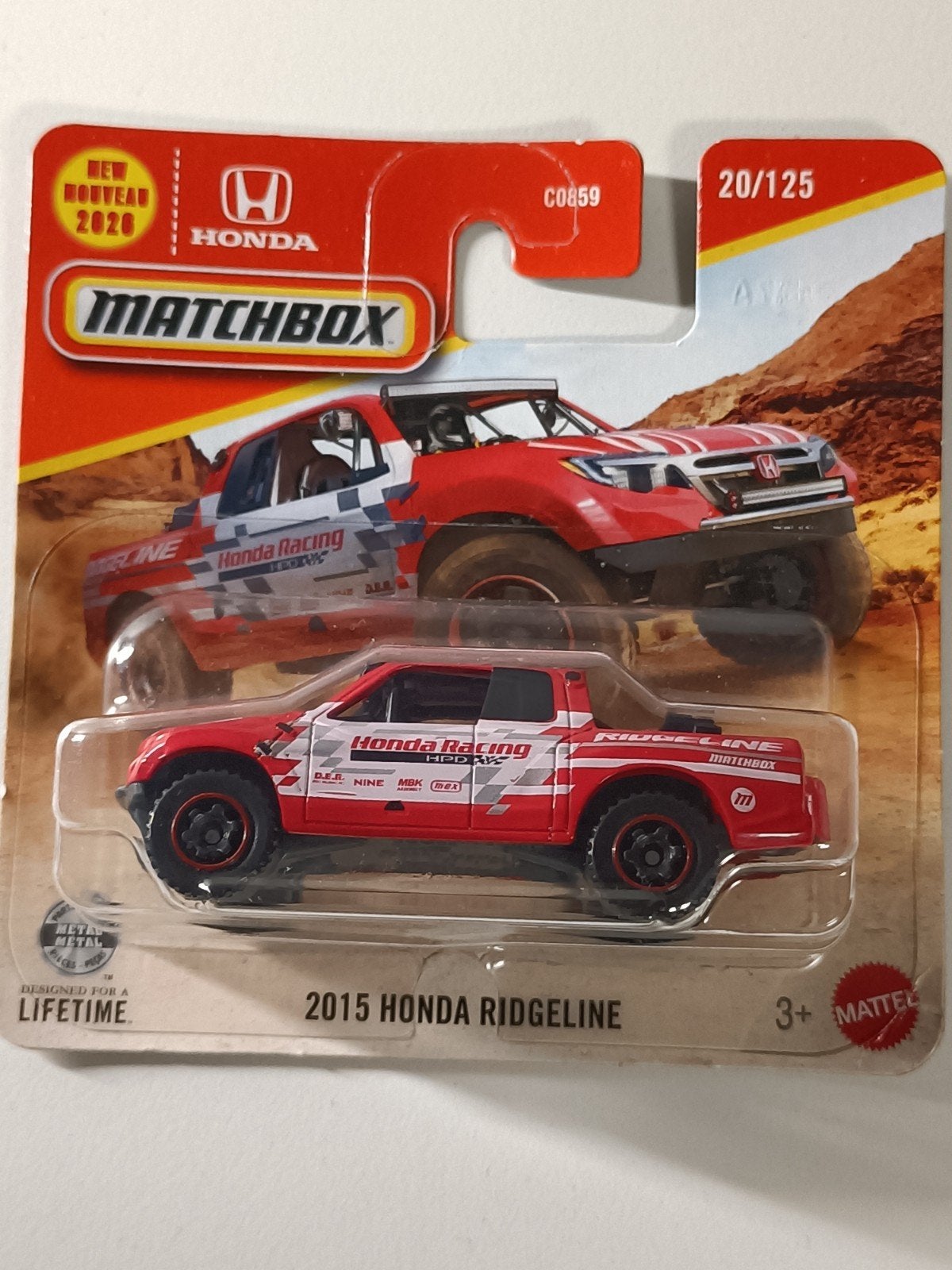 Matchbox 2020 Honda Ridgeline (20/125), Ophalen of Verzenden, Nieuw, Auto